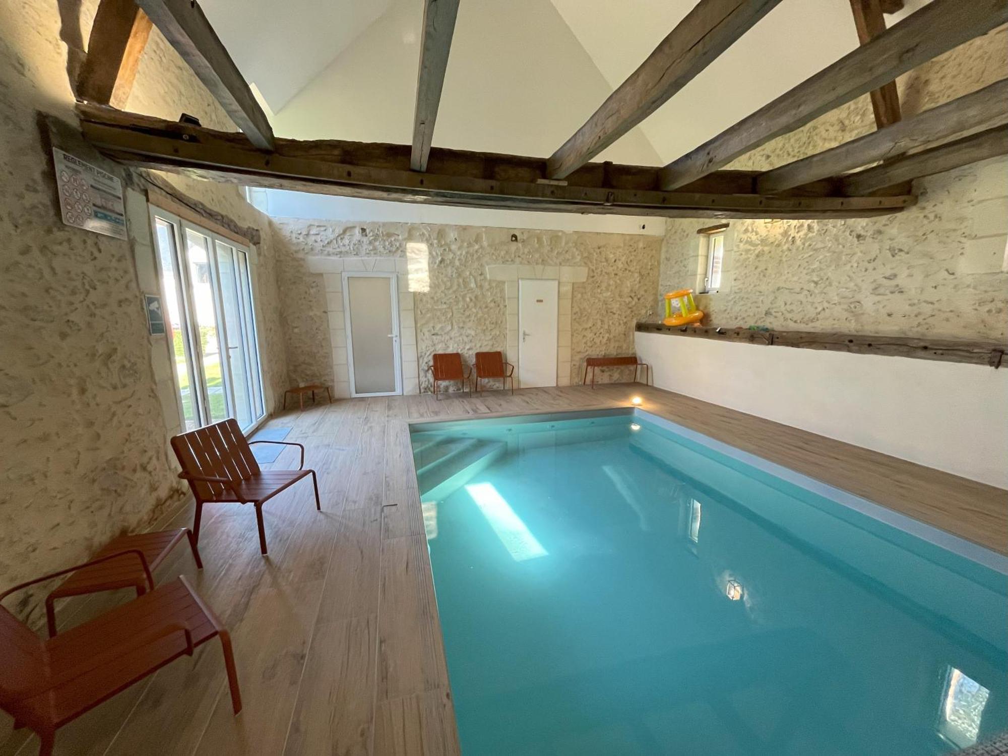 Les De La Pellerie - 2 Piscines Interieur & Exterieur - Touraine - 3 - Familial, Calme, Campagne Holiday home Saint-Branchs
